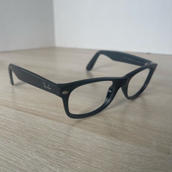 Ray-Ban RB2132 New Wayfarer 901 Sunglasses Black FRAME ONLY 52-18 Italy - Picture 1 of 8